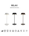 RELAX * SOBREMESA LED CORTEN - RECARGABLE
